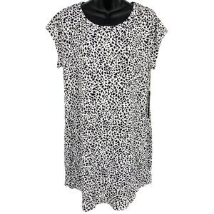 Nicole Miller New York Size Extra Large XL Animal Nightgown Sleep Shirt New
